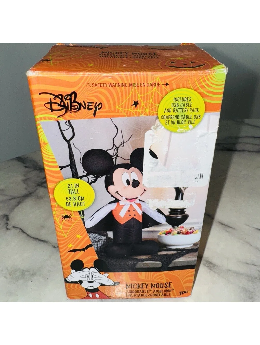 Gemmy Mickey Mouse Halloween Vampire 21
